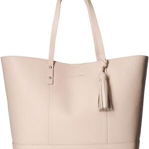 Cole Haan Bayleen Large Pebbled Leather Tote. Cream